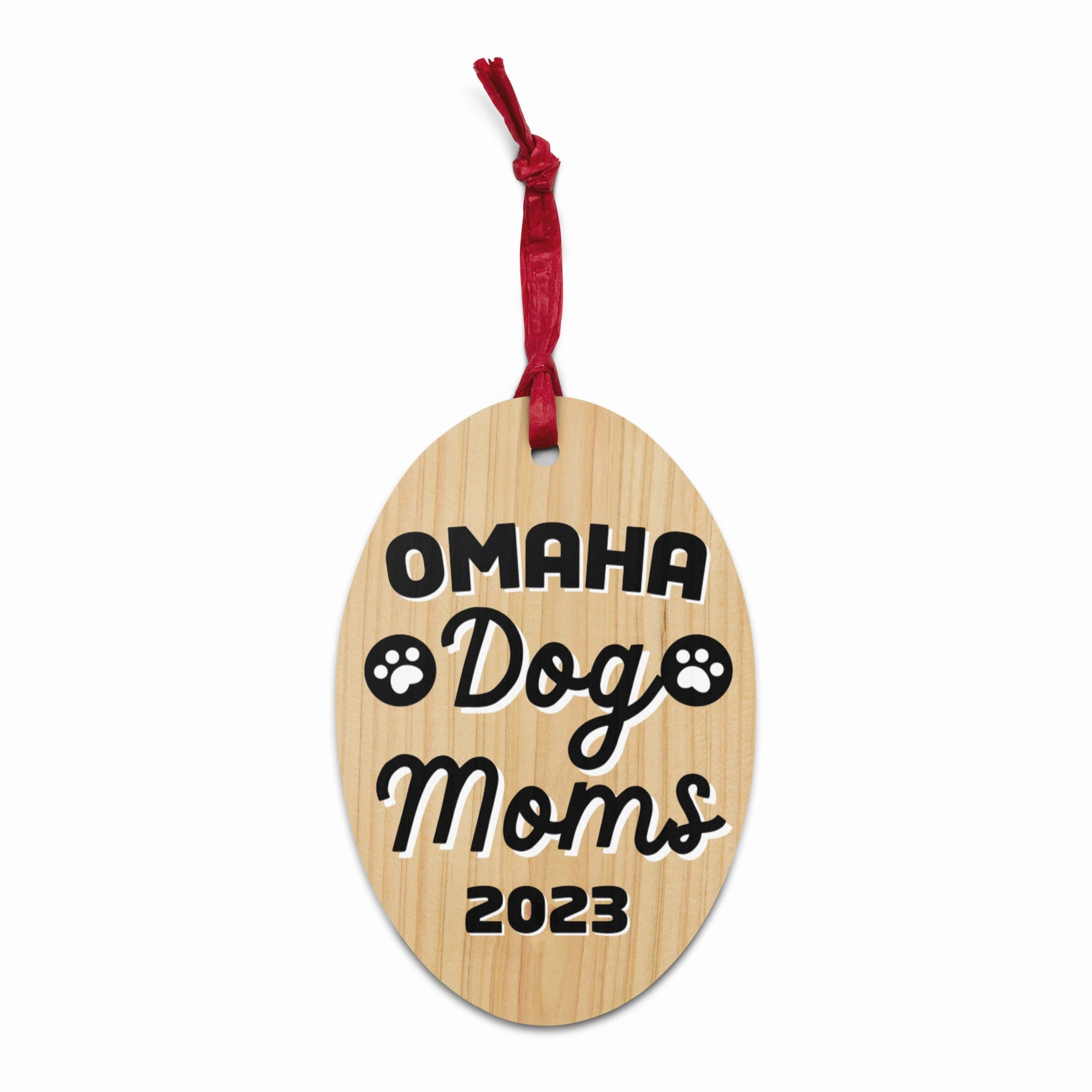 2023 Omaha Dog Moms wooden ornament seasonal cat wear,holiday pet clothes