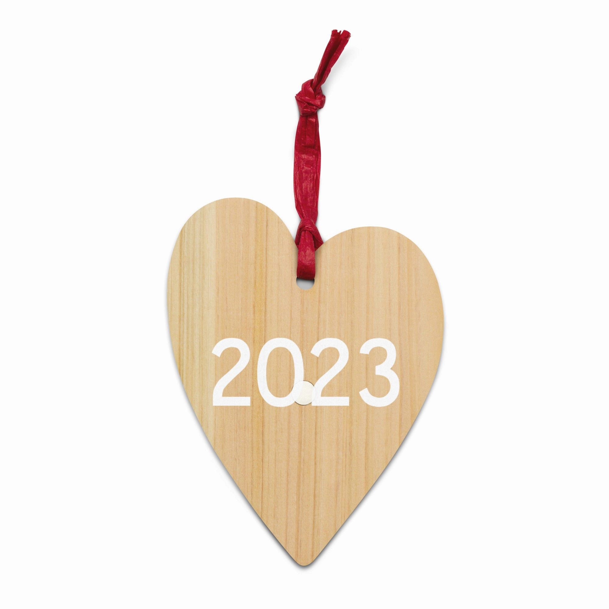 2023 Worlds Best Dog Mom wooden ornament