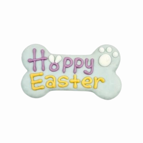 *Seasonal - SPRING* Bosco & Roxy's Easter "Hoppy Easter" 6" Bone Dog Cookie