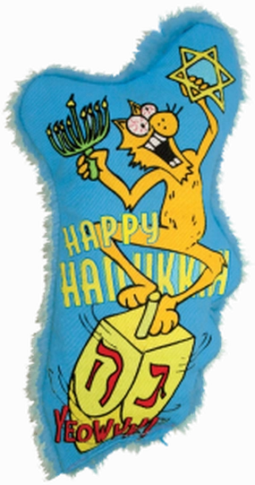 *Seasonal - WINTER* Yeowww! Cat Toy Dreidel Krinkle seasonal cat wear,holiday pet clothes