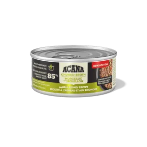 Acana Cat Chunks in Broth Lamb & Kidney Recipe adult cat food, best cat food for adults