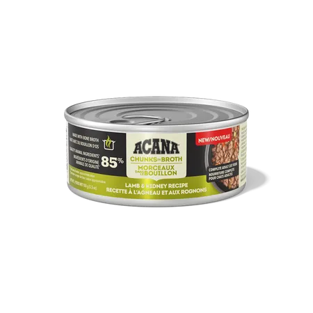 Acana Cat Chunks in Broth Lamb & Kidney Recipe adult cat food, best cat food for adults