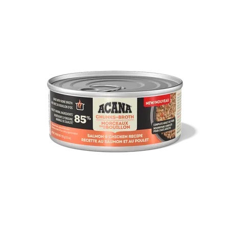 Acana Cat Chunks in Broth Salmon & Chicken Recipe dry cat food, cat kibble