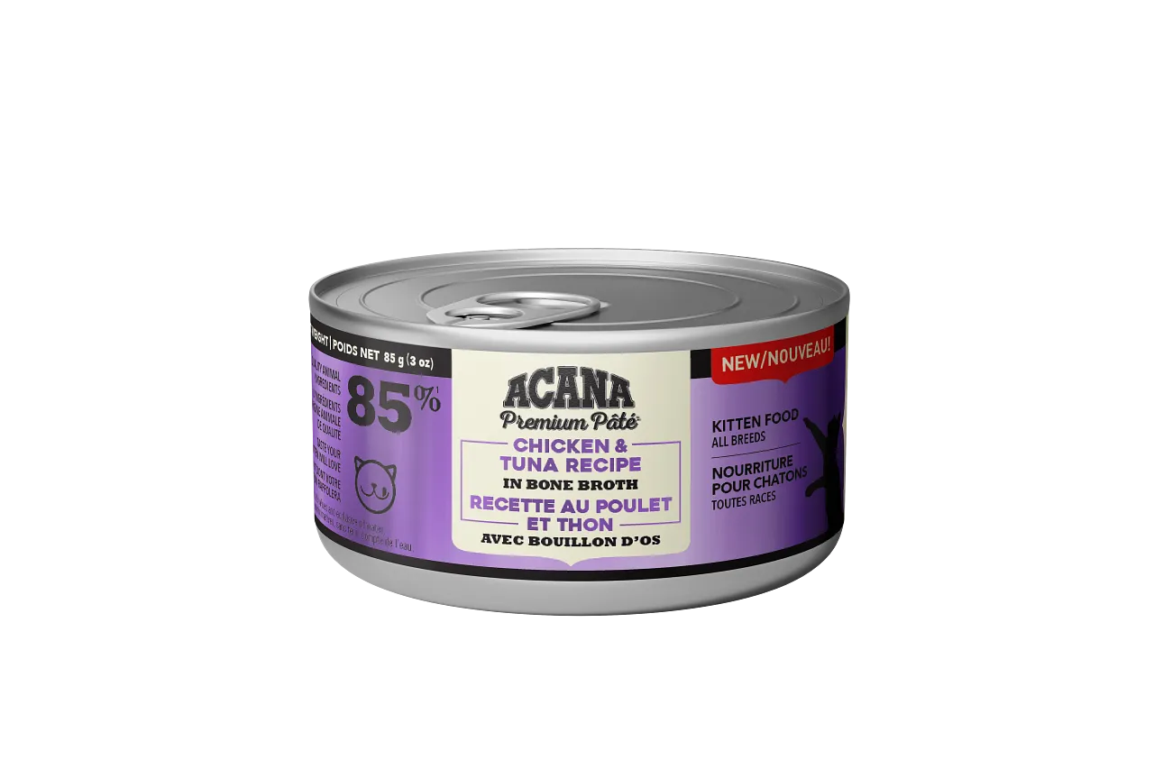 Acana Kitten Chicken & Tuna Pate Recipe kitten care supplies, kitten milk replacer