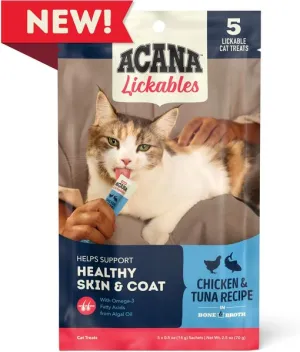 ACANA Lickables Chicken & Tuna Recipe Cat Treats cat treats, soft cat treats