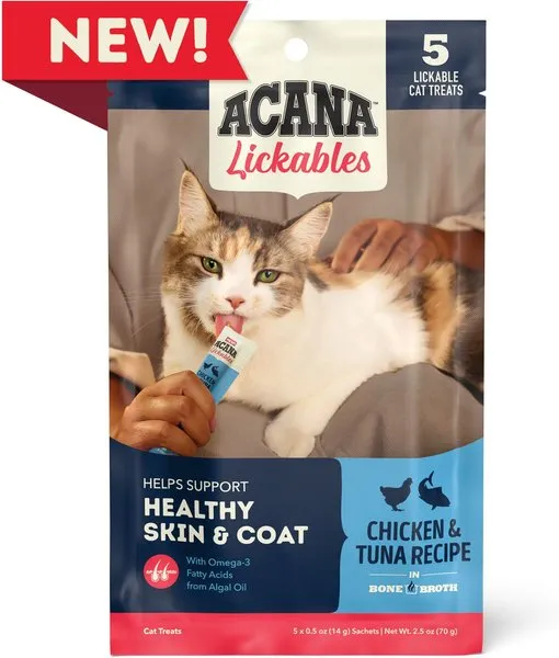 ACANA Lickables Chicken & Tuna Recipe Cat Treats cat treats, soft cat treats