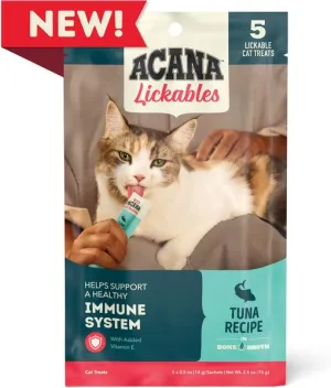 ACANA Lickables Tuna Recipe Cat Treats cat treats, soft cat treats