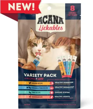 ACANA Lickables Variety Pack Cat Treats cat treats, soft cat treats