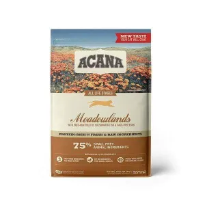 ACANA Meadowlands Freeze Dried Coated Grain Free Dry Cat Food indoor dry cat food, healthy cat kibble