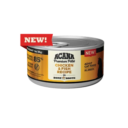 ACANA Premium Pate Chicken & Fish Recipe Canned Cat Food wet cat food, canned cat food