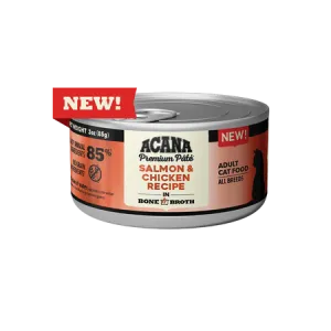 ACANA Premium Pate Salmon & Chicken Recipe Canned Cat Food wet cat food, canned cat food