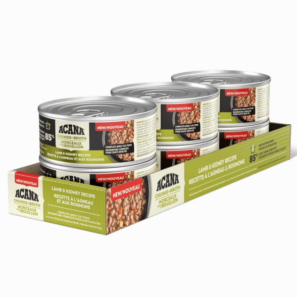 ACANA  Chunks in Broth Lamb & Kidney Recipe Canned Cat Food, 5.5oz