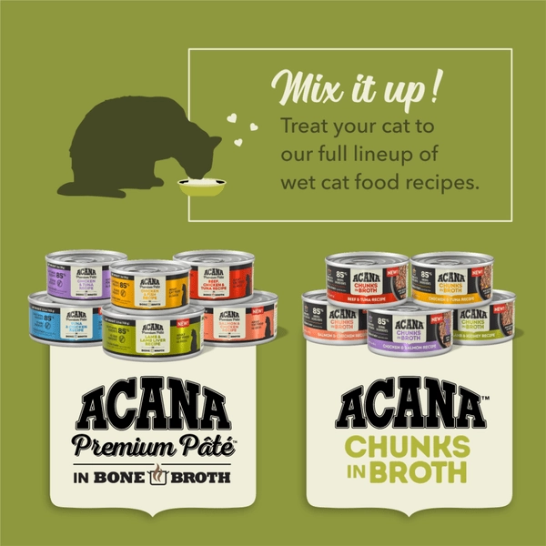 ACANA  Chunks in Broth Lamb & Kidney Recipe Canned Cat Food, 5.5oz