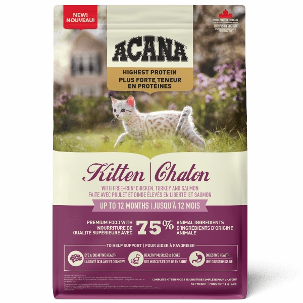 ACANA Highest Protein Recipe Dry Kitten Food, 1.8 kg