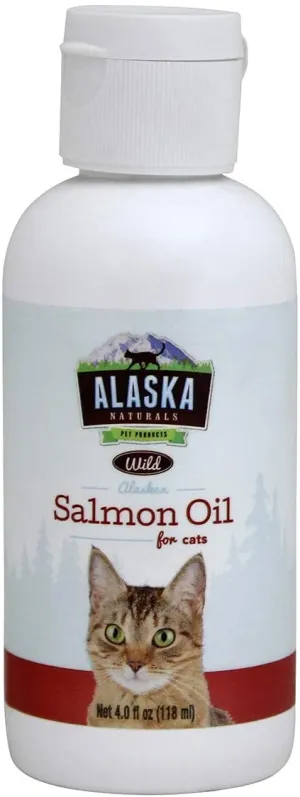 Alaska Naturals Salmon Cat Oil 4oz adult cat food, best cat food for adults