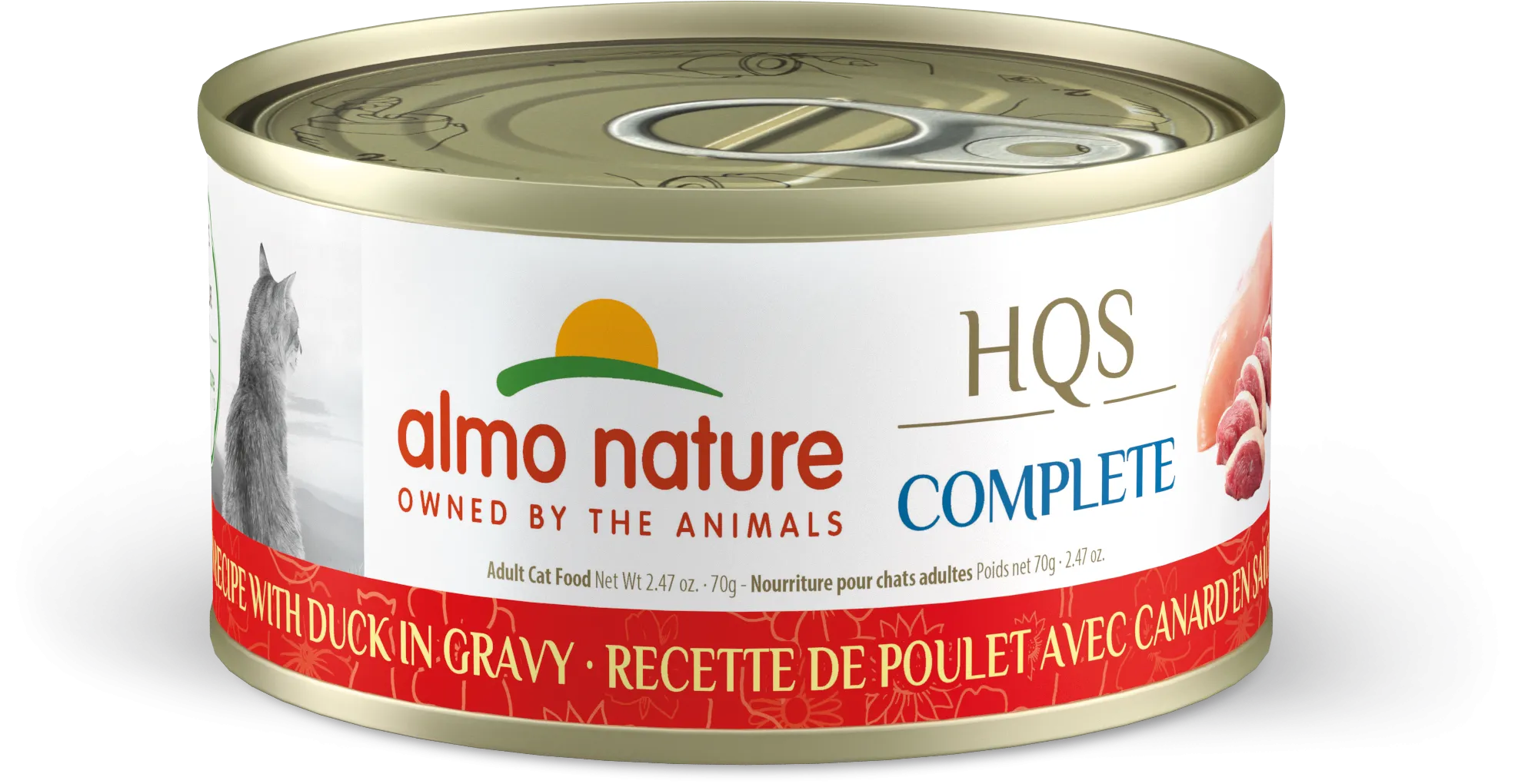 Almo Nature HQS Complete Chicken & Duck in Gravy 70g dry cat food, cat kibble
