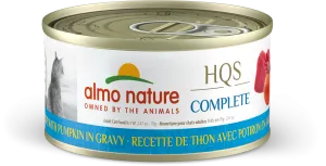 Almo Nature HQS Complete Tuna & Pumpkin in Gravy 70g dry cat food, cat kibble