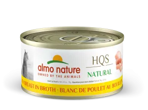 Almo Nature HQS Natural Chicken Breast in Broth 70g dry cat food, cat kibble