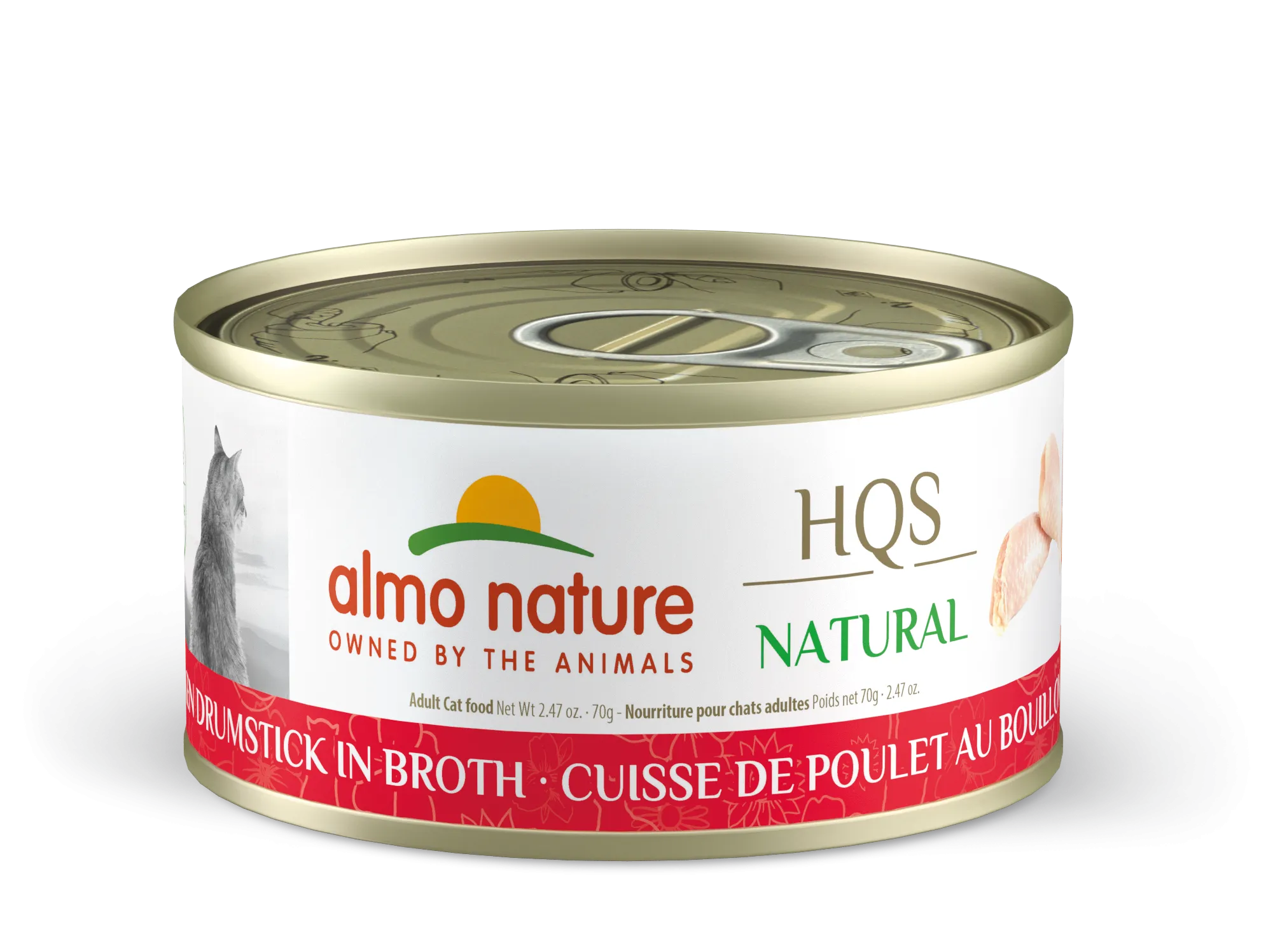 Almo Nature HQS Natural Chicken Drumstick in Broth dry cat food, cat kibble