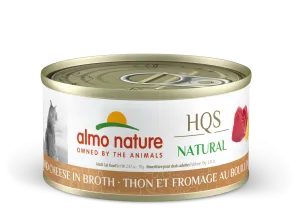 Almo Nature HQS Natural Tuna & Cheese in Broth 70g dry cat food, cat kibble