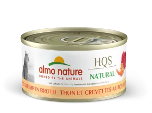 Almo Nature HQS Natural Tuna & Shrimp in Broth 70g dry cat food, cat kibble