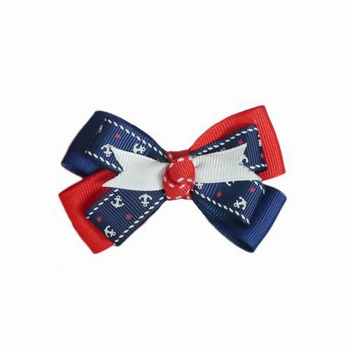 Anchor Dog Collar Slider Navy dog collar accessory,collar decor