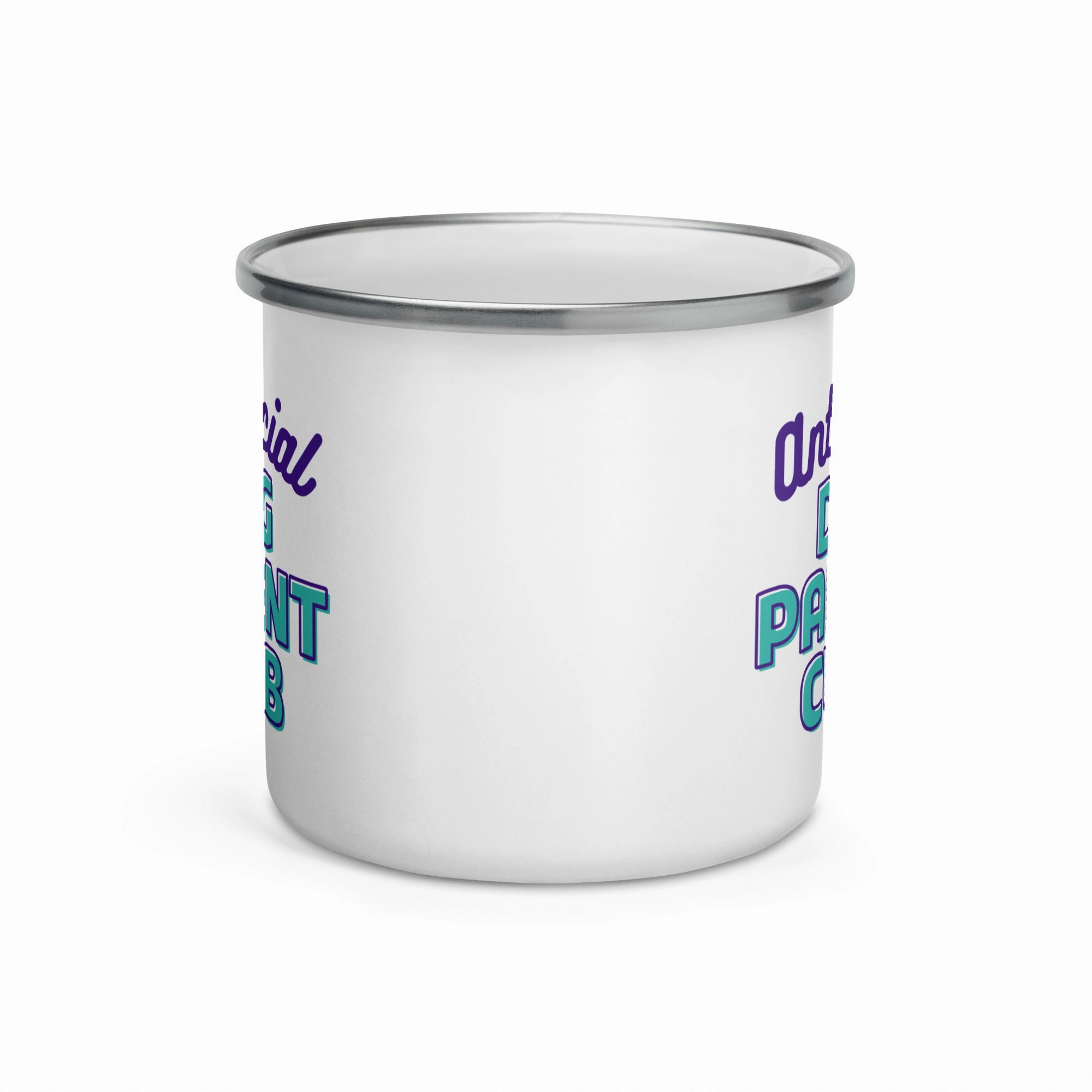 Antisocial Dog Parent Club enamel mug