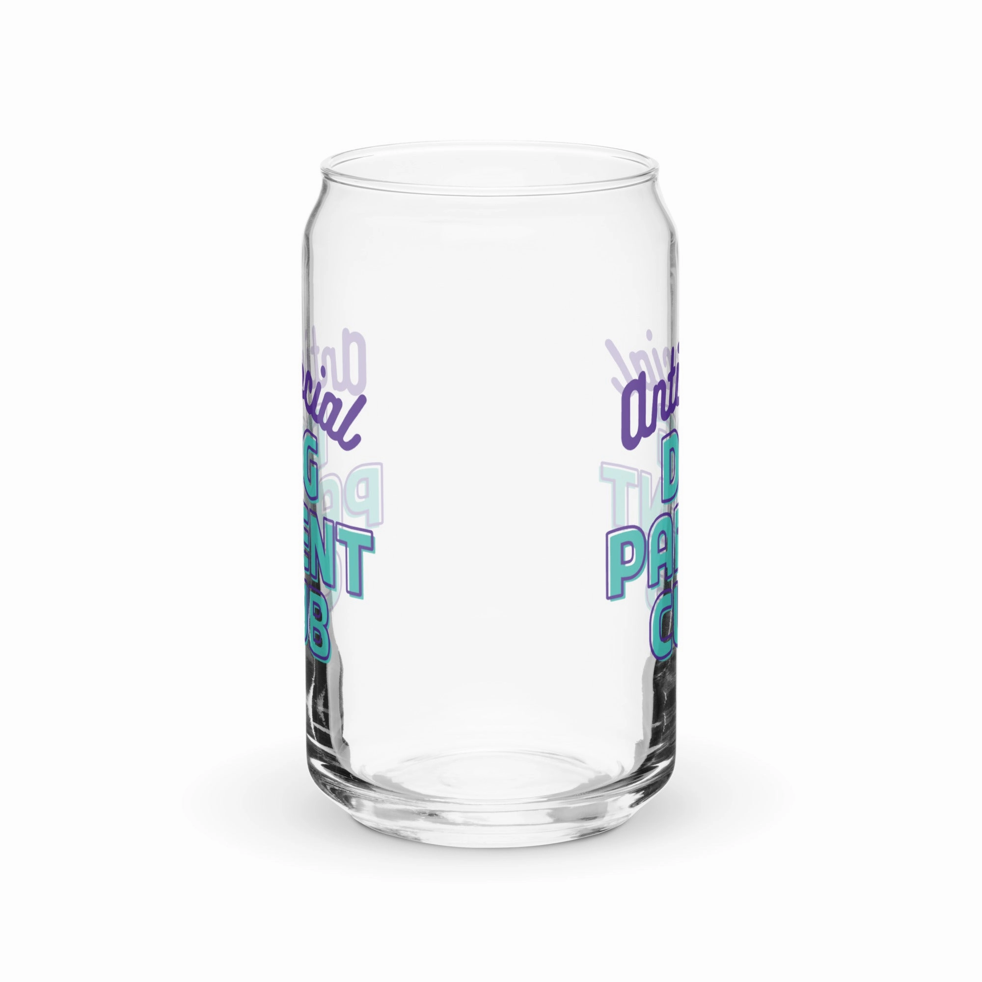 Antisocial Pet Parent Can-shaped glass
