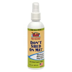 Ark Naturals Don't Shed On Me! Anti-Shed Tropical Mist cat grooming brush, cat shampoo