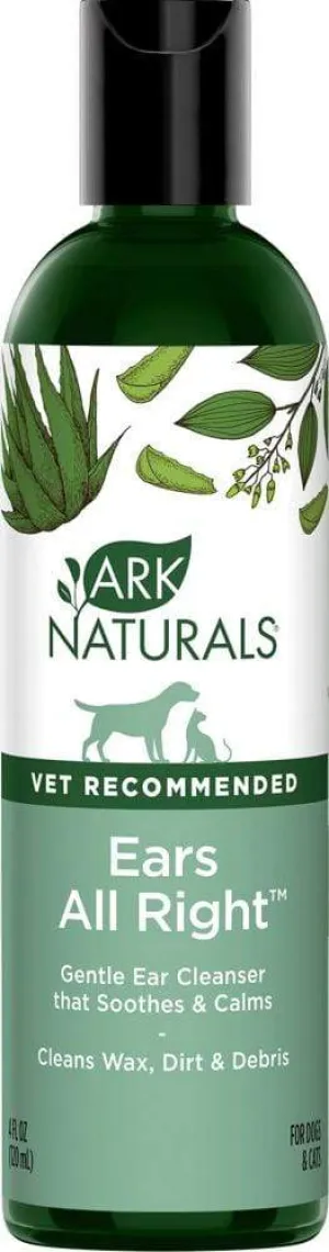 Ark Naturals Ears All Right Cleaning Lotion For Dogs & Cats cat grooming brush, cat shampoo