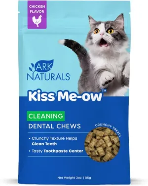 Ark Naturals Kiss Me-Ow Cleaning Chicken Dental Chews Crunchy Cat Treats cat treats, soft cat treats