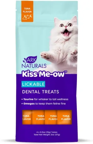 Ark Naturals Kiss Me-Ow Tuna Lickable Dental Cat Treats dental cat treats, cat teeth cleaning