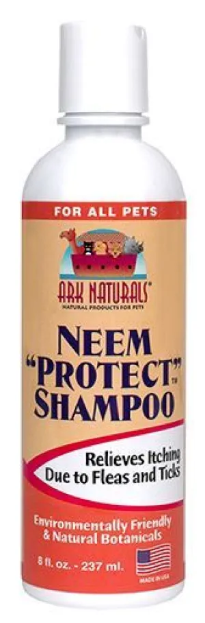 Ark Naturals Neem "Protect" Shampoo cat grooming brush, cat shampoo