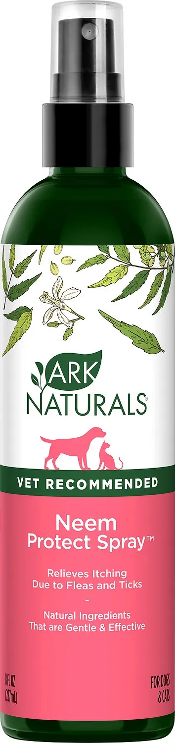 Ark Naturals Neem "Protect" Spray cat grooming brush, cat shampoo