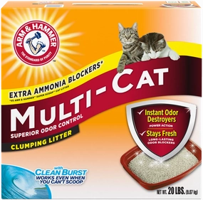 Arm & Hammer Multi-Cat Fresh Scent scented cat litter, multi-cat litter