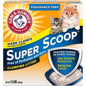Arm & Hammer Super Scoop Litter - Unscented unscented cat litter, dust free litter