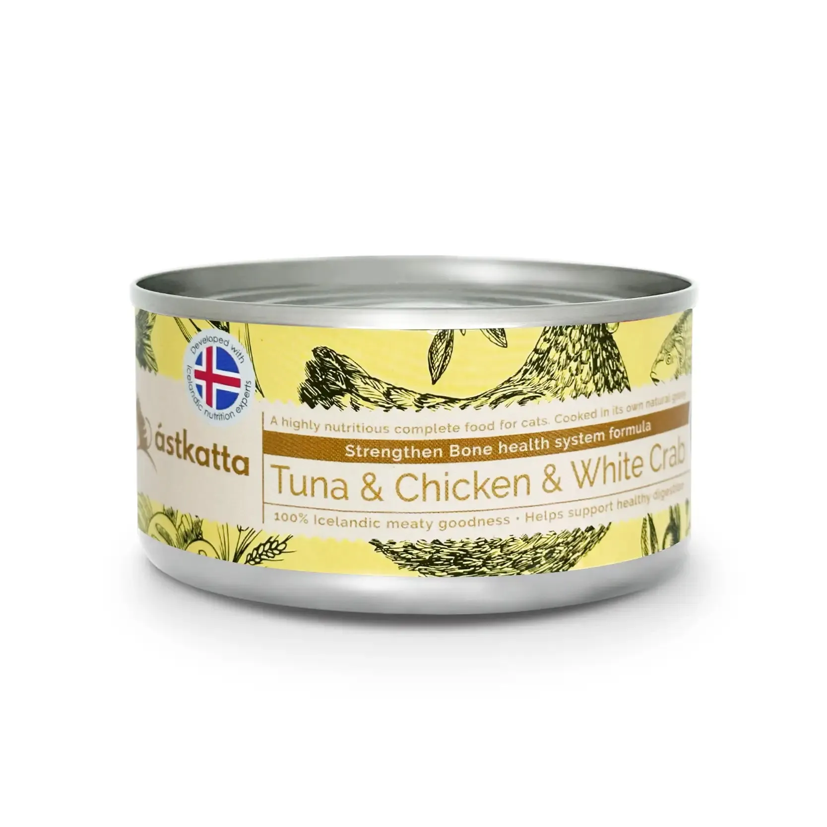 Astkatta Complete Cat Wet Food - Tuna, Chicken & White Crab