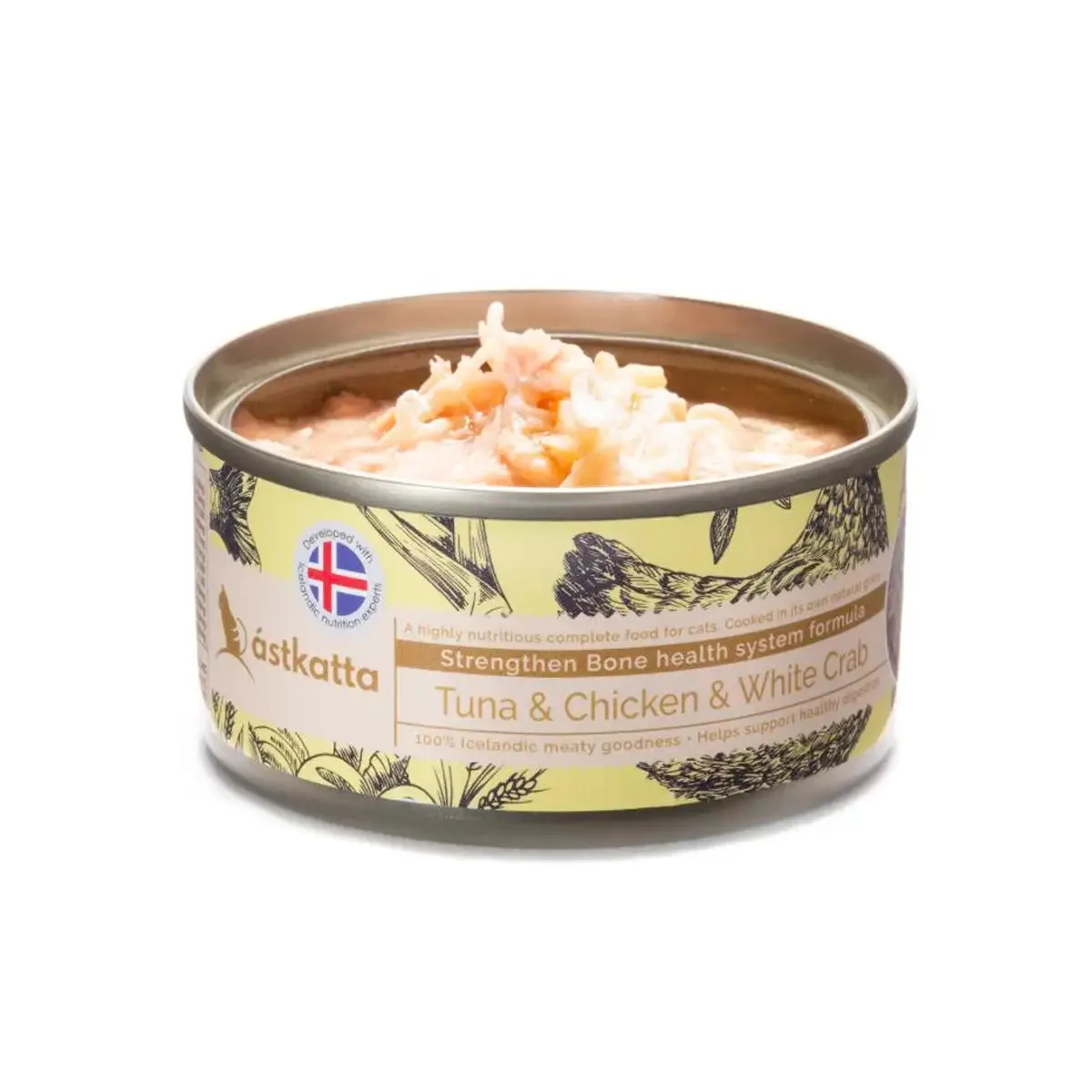 Astkatta Complete Cat Wet Food - Tuna, Chicken & White Crab