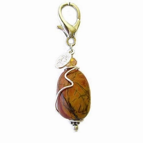 Autumn Jasper Healing Dog Collar Charm Pawmulet dog collar charm,pet tag