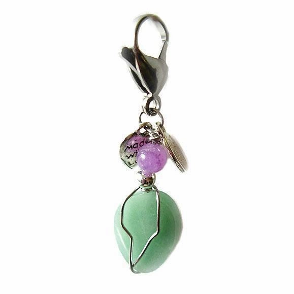 Aventurine Healing Dog Collar Charm Pawmulet dog collar charm,pet tag