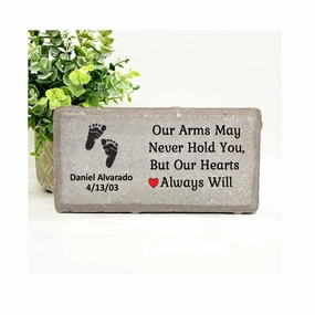 Baby Memorial - Our Arms May Never Hold You, But Our Hearts Always Will show poultry,grooming poultry