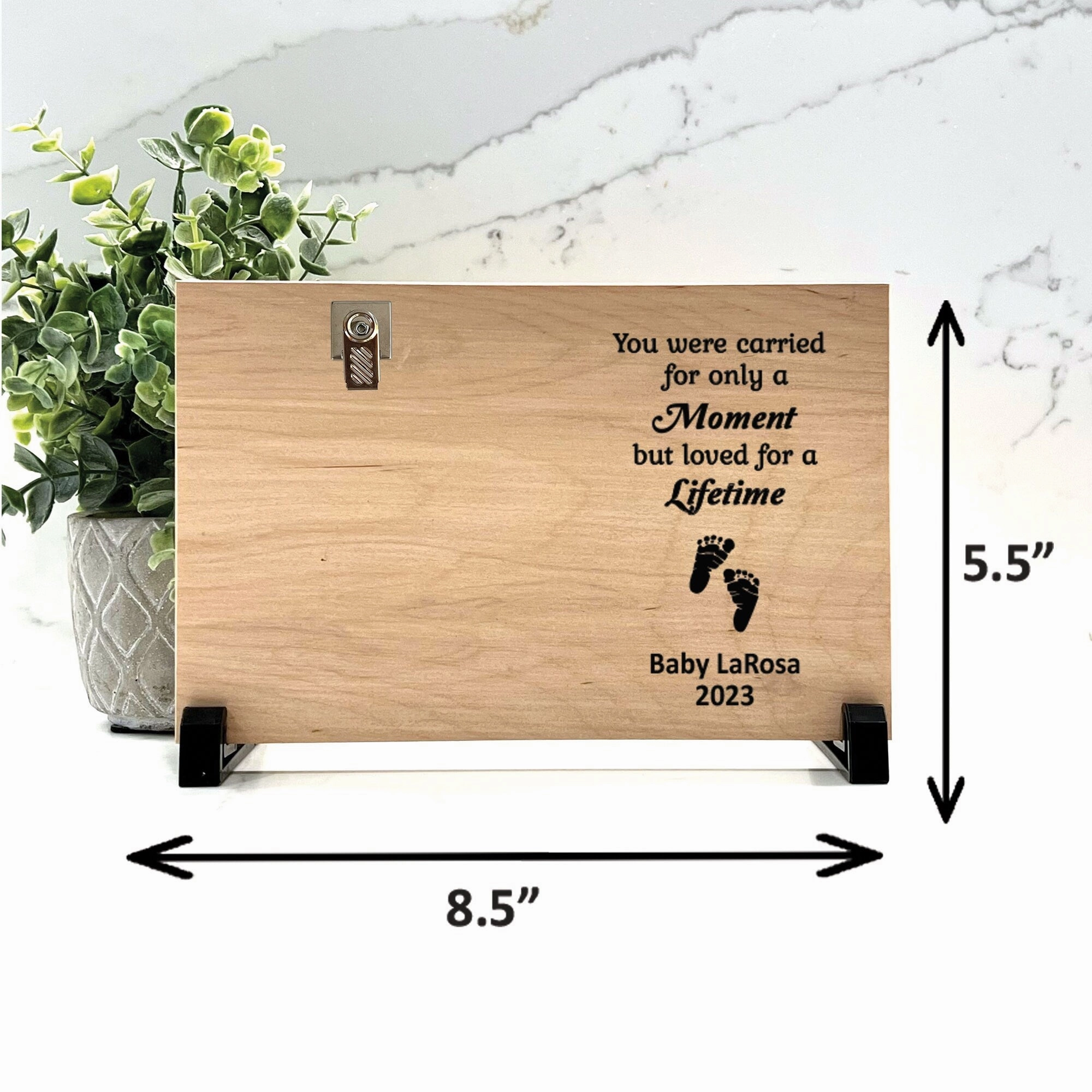 Baby Memorial Frame - Loss of Baby - background choice