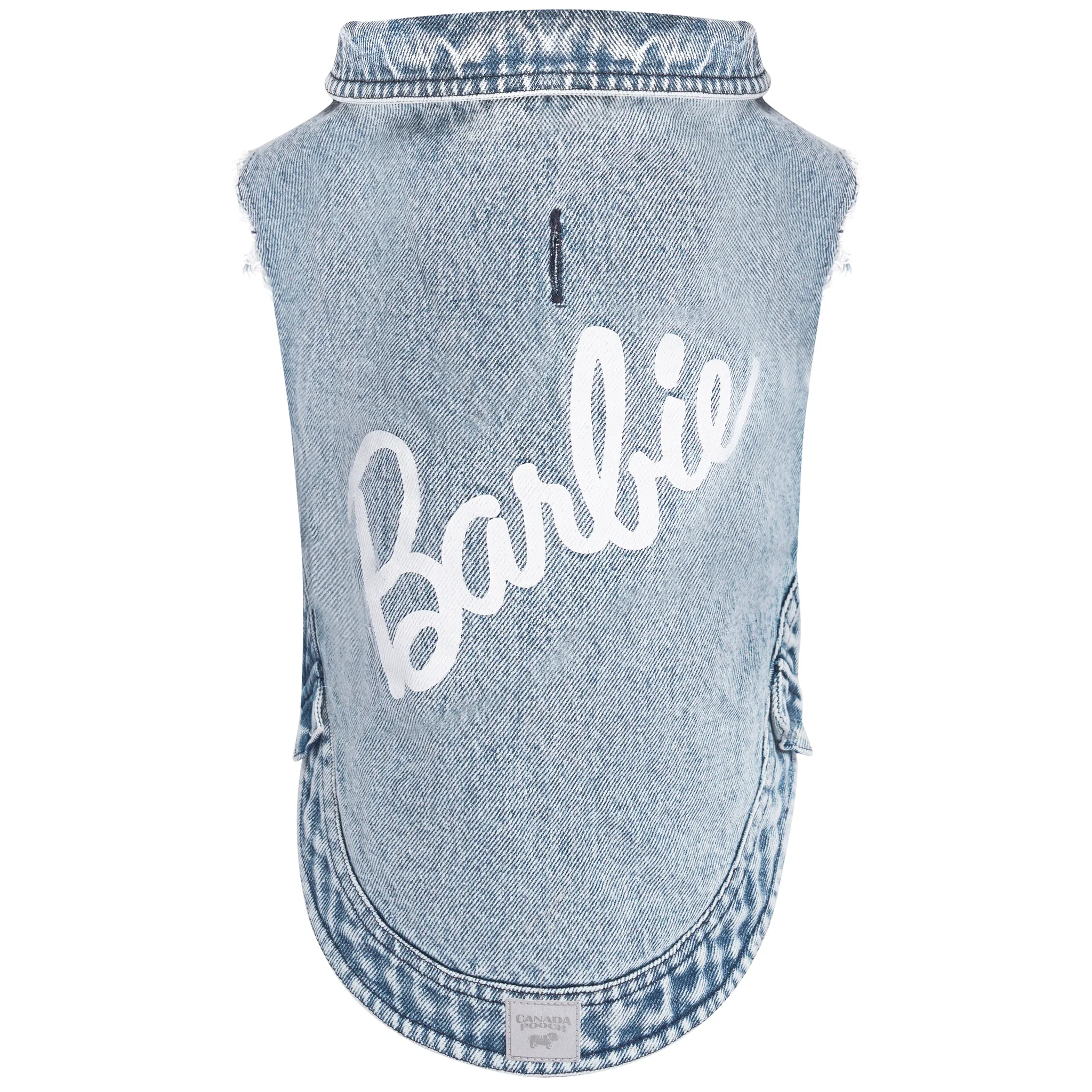 Barbie Downtown Denim Vest - Acid Wash Blue cat toys, cat supplies
