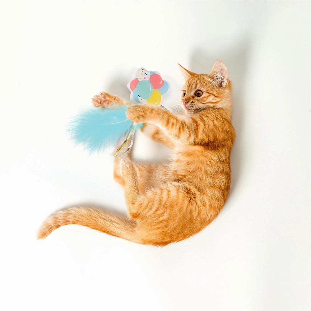 Barkbutler x Fofos Birthday Balloon Catnip Toy for Cats