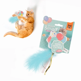 Barkbutler x Fofos Birthday Balloon Catnip Toy for Cats