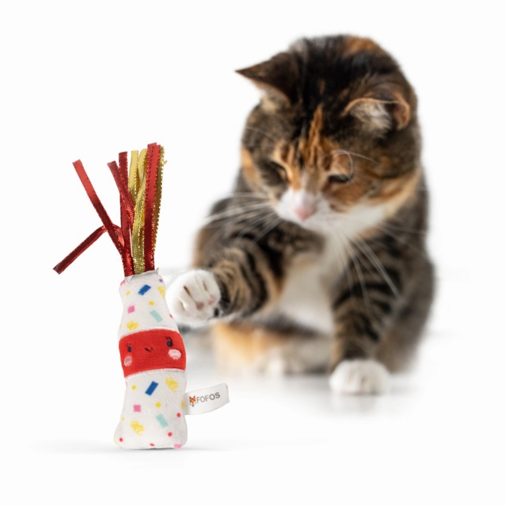 Barkbutler x Fofos Birthday Drink Catnip Toy for Cats