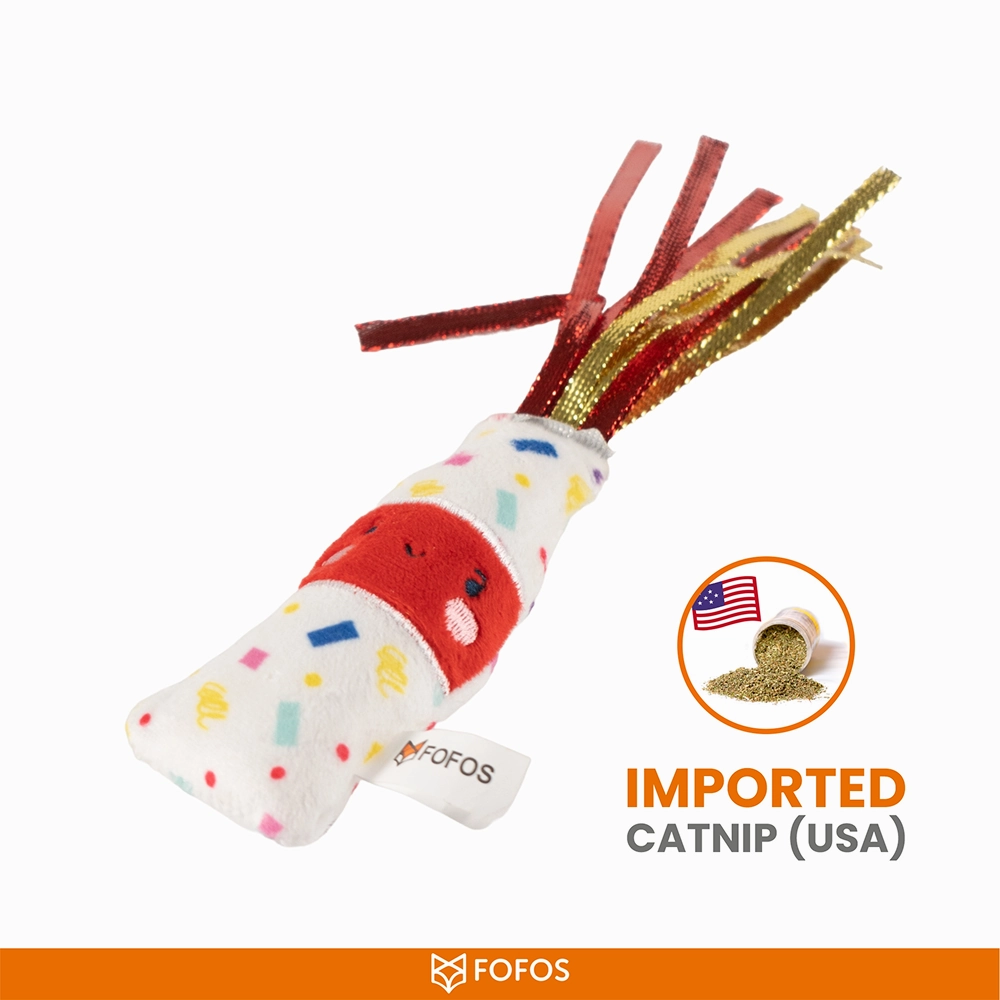 Barkbutler x Fofos Birthday Drink Catnip Toy for Cats