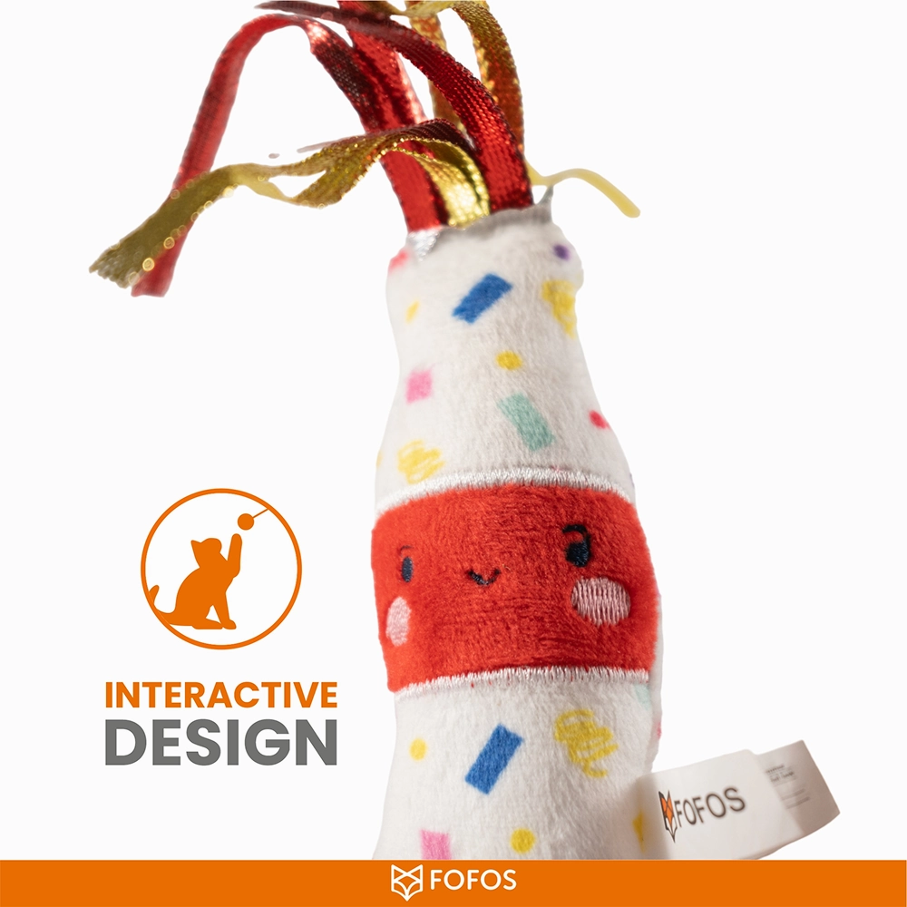 Barkbutler x Fofos Birthday Drink Catnip Toy for Cats