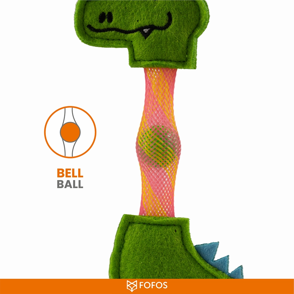 Barkbutler x Fofos Crocodile Flick Tube Catnip Toy for Cats