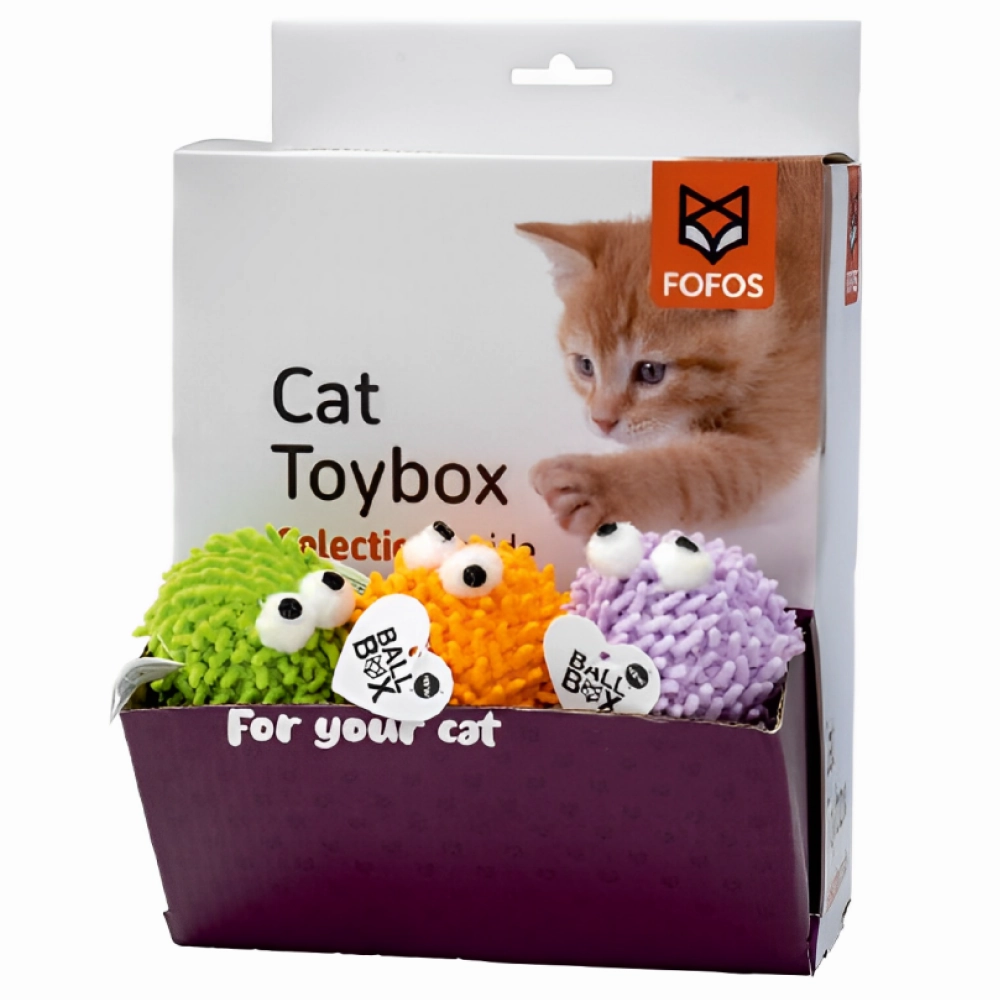 Barkbutler x Fofos Geek Ball Chew Toy for Cats